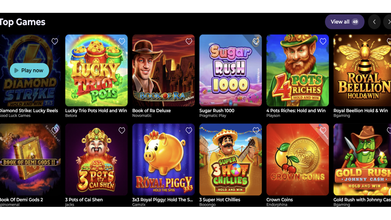 Highflybet casino games
